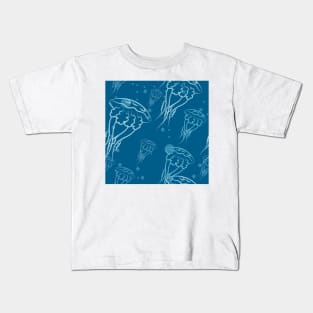 jellyfishes pattern Kids T-Shirt